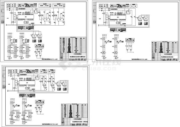 92DZ1双电源两台排烟风机设计施工CAD平面-图一