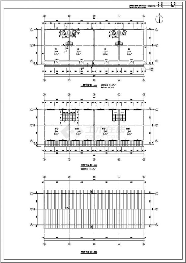 某地区二层仿古商业楼建筑设计方案图-图二