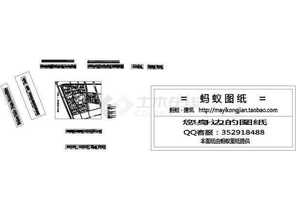 [太原]小区室外道路排水工程施工cad图，共二十七张-图一