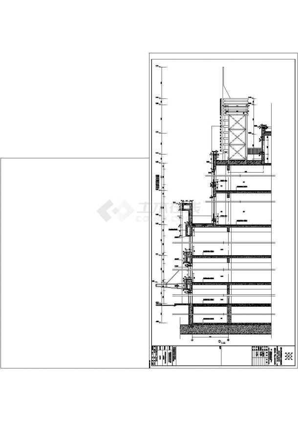 某地区十七层商住楼建筑设计施工图-图二