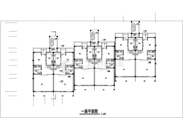 A型别墅建筑施工图纸（共19张）-图二