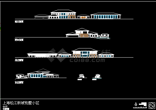 某别墅小区规划及单体建筑设计施工图纸-图二