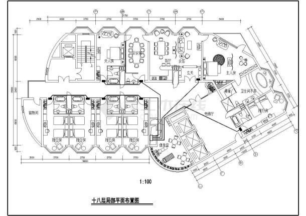 某地小型综合楼电气装修（共9张）-图一