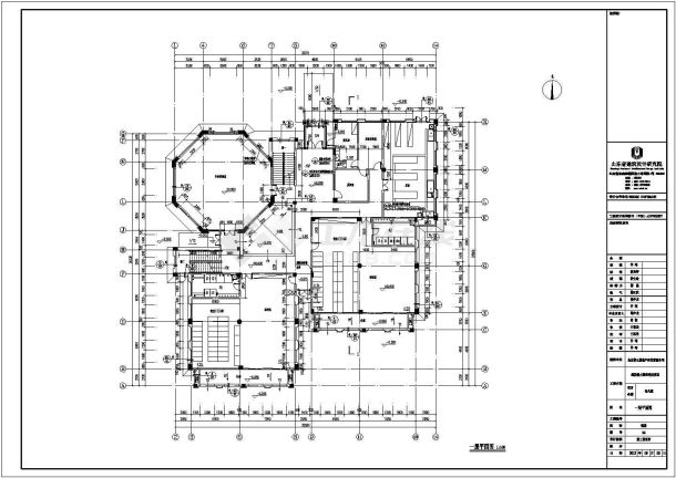 北方某地区三层幼儿园建筑设计施工图-图一