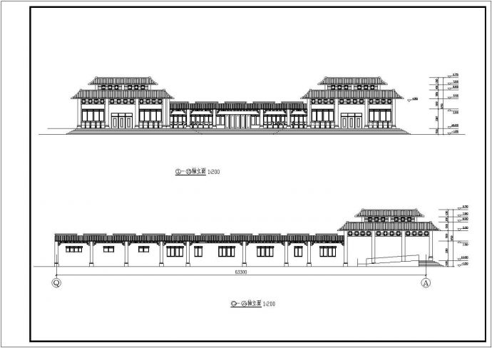 新疆某地上一层框架结构殡仪馆建筑设计方案_图1