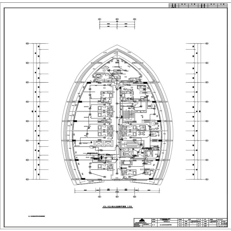 38-H3、H5六层火灾自动报警平面图.pdf-图一