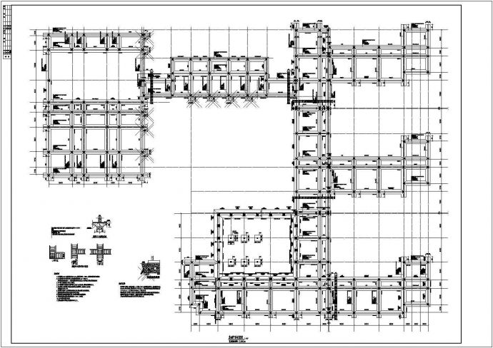 某地区大型单层框架结构操场结构施工图_图1