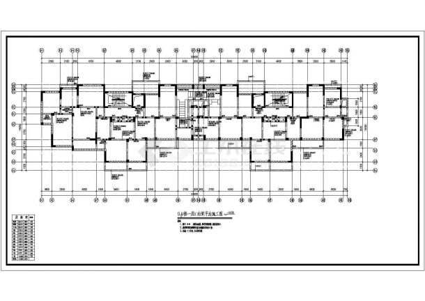 某地12层框剪结构住宅全套结构施工图-图一