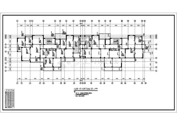 某地12层框剪结构住宅全套结构施工图-图二