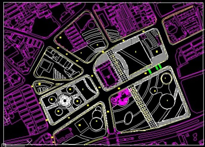 某开发商开发的上海静安寺城市形态设计方案_图1