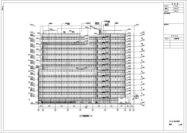 南方某城市12层妇保医院建筑设计方案图纸-图二