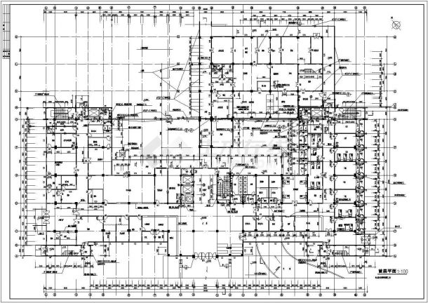 某地多层框架结构医院建筑方案设计图纸-图二