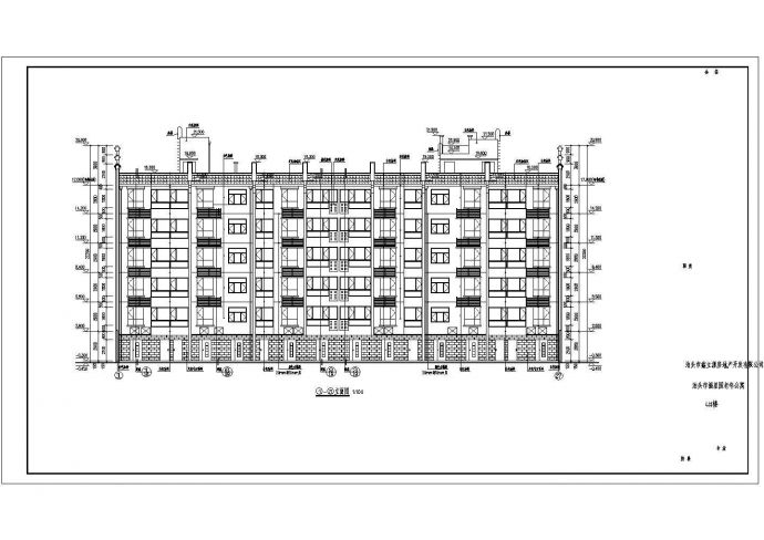 某地6层砌体结构老年公寓方案设计图纸_图1