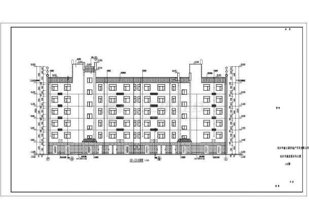 某地6层砌体结构老年公寓方案设计图纸-图二