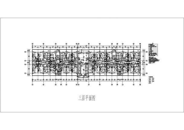 三亚高层酒店客房平面图布置方案设计图-图一