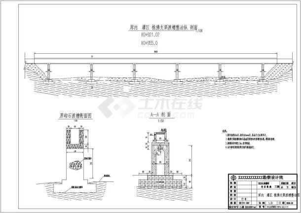 某工程水库灌区设计施工图（灾后重建项目）-图二