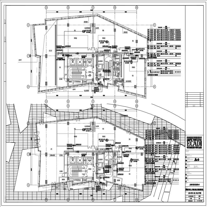 E-2-20-501 南区五号楼一层及二层电力平面图 E-2-20-501 (1).pdf-图一