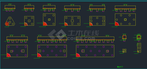 某地一套底框抗震墙住宅结构施工图-图二