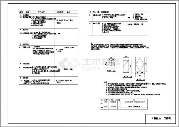 某厂区单层公共厕所建筑设计施工图-图一