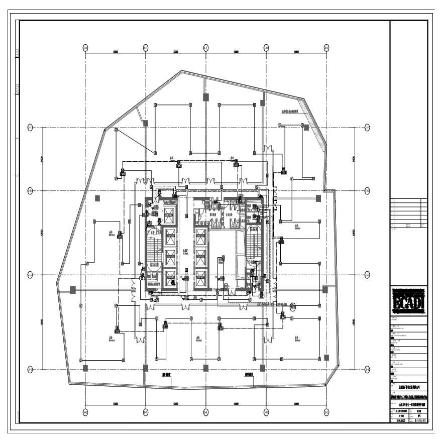 E-1-51-311 北区3号楼十一层消防报警平面图-E-1-51-311.pdf-图一