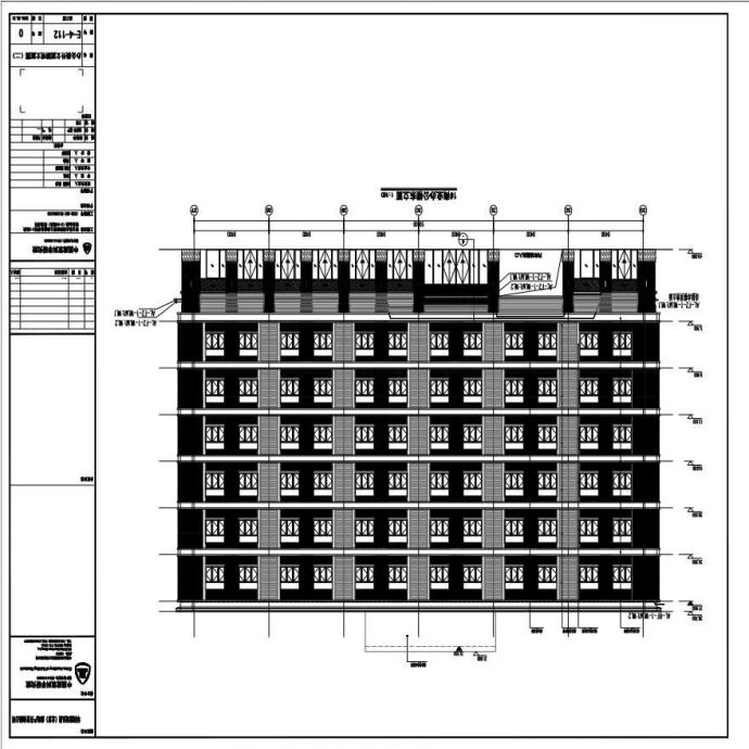 E-4-112 办公楼外立面照明立面图（二） 0版 20150331.PDF_图1