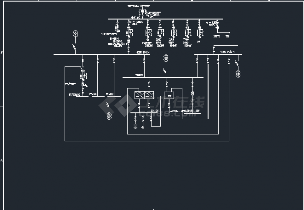 某地简单的脱硫电气设计图（共5张）-图二