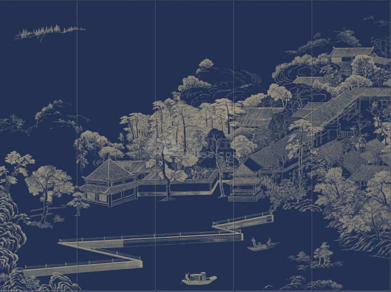 中式山水壁纸壁画 (67).jpg-图一