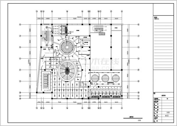 某地中型的综合楼电气设计图（全集）-图二