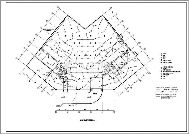 某地大型的综合楼电气设计施工图（全集）-图一