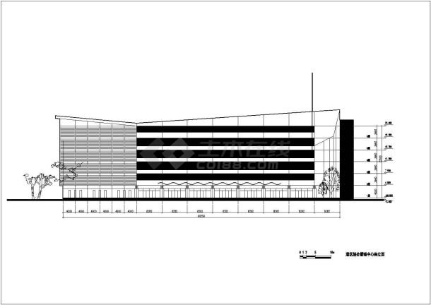 某宾馆建筑方案cad设计图（全集）-图一