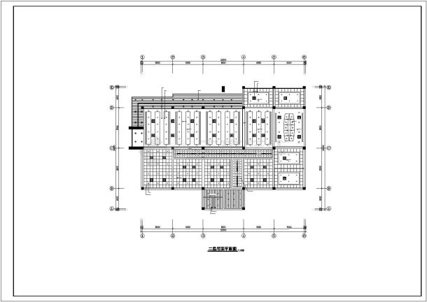 某地一套大型的办公别墅建筑施工图-图二