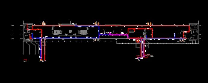 地铁车站给排水及消防设计图_图1