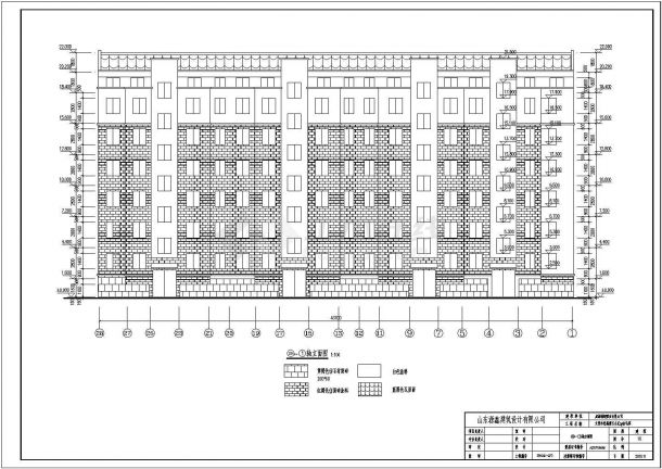 文登市某7层住宅楼建筑及结构设计施工图-图二