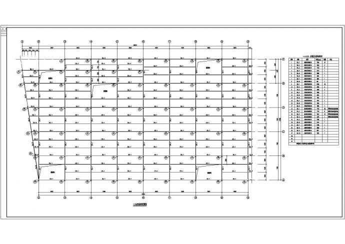 某公司三层钢结构工业厂房设计cad全套施工图（含设计说明）_图1