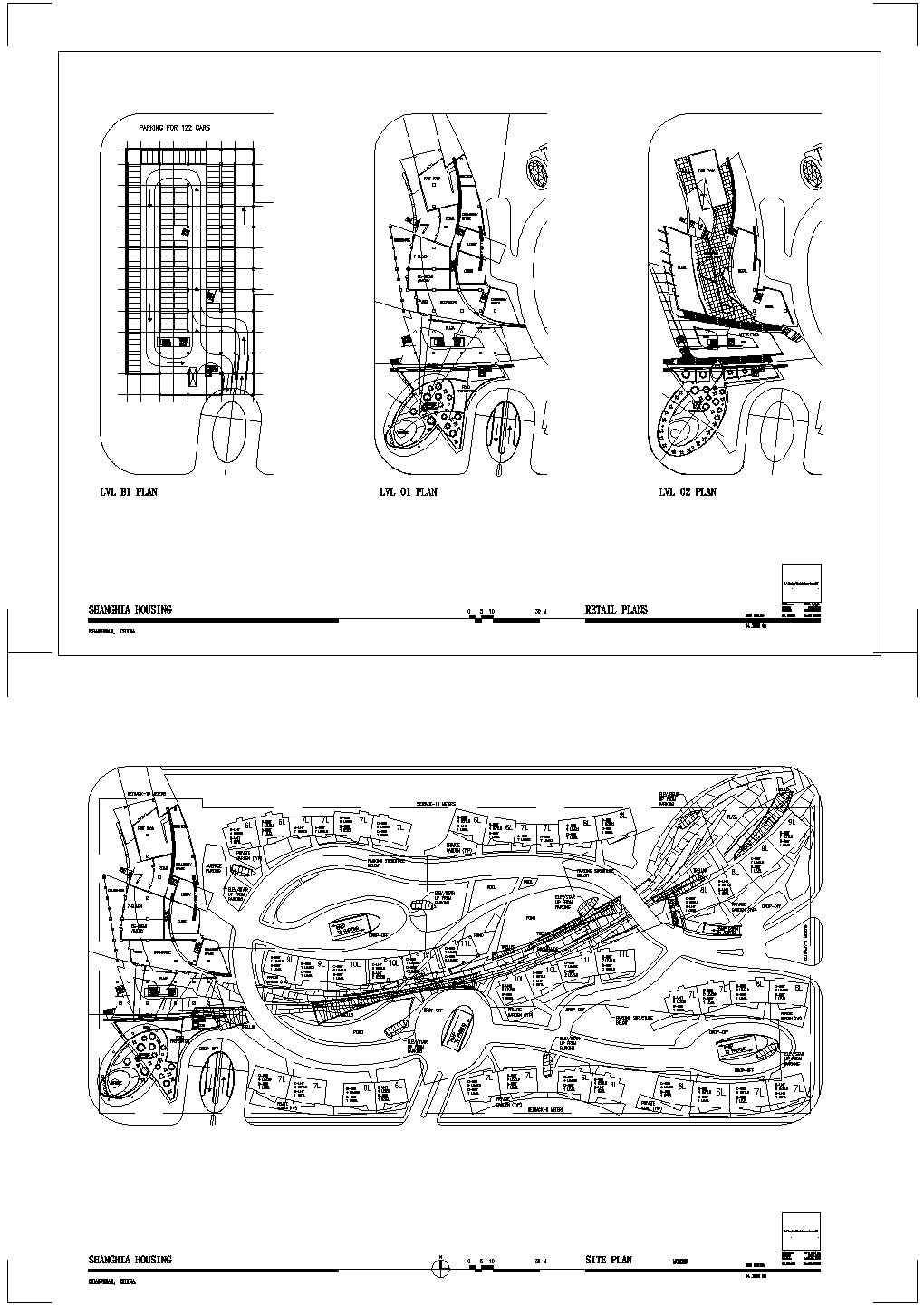 一套详细的国外别墅规划设计方案图纸