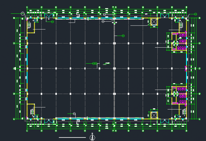 某地简单二层车间建筑施工图（共6张）_图1