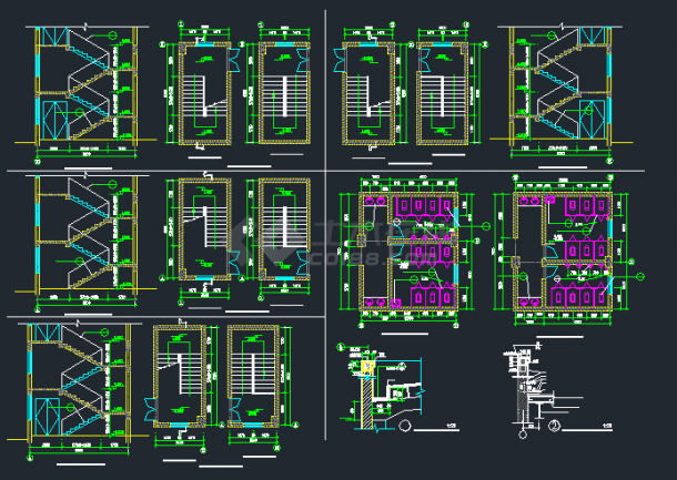 某地简单二层车间建筑施工图（共6张）-图二