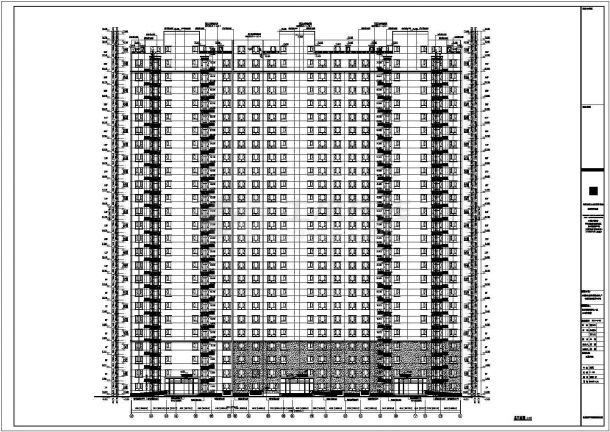 某地区二十六层住宅楼建筑设计施工图-图二