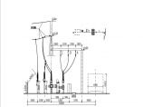 110-B-3-D01-06 110kV屋外配电装置出线间隔断面图图片1