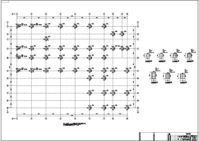 某地10层框架结构综合楼结构施工图_图1