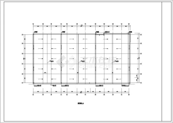 新疆某二层钢结构4s店建筑设计施工图-图一