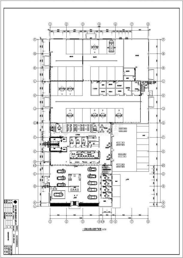 某地2层4S店给排水消防设计施工图-图二
