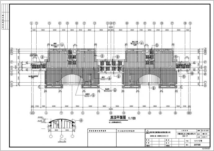 某小区6层带阁楼住宅楼建筑设计方案图纸_图1