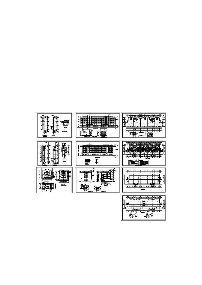 某商务综合楼全套建筑设计图纸_图1