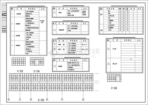 某三层大型办公展馆建筑施工图（节点详细）-图二
