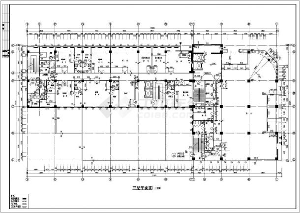 某十层办公楼建筑施工方案图（共18张）-图一