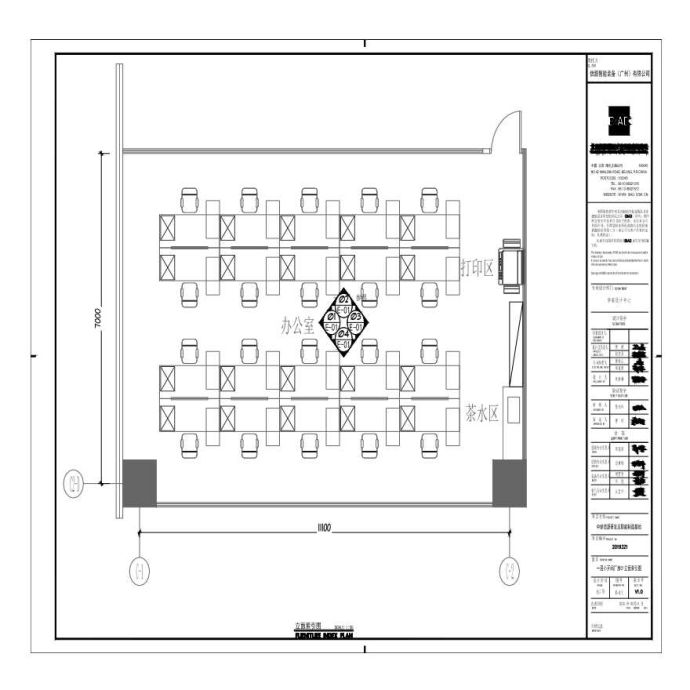 067 F-11 一层小开间厂房01立面索引图_图1