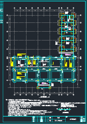 某地4层框架办公楼建筑结构设计图_图1