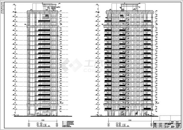 【宁波】某地21层住宅楼建筑设计方案-图一