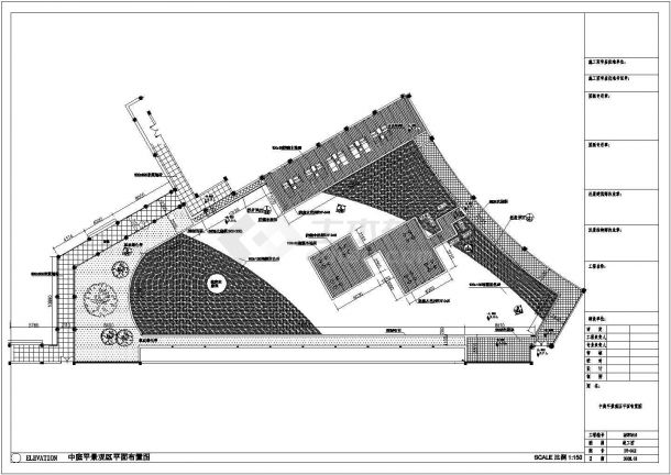 【福建】某一层青山湾度假酒店装修施工图纸-图一